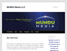 Tablet Screenshot of mundumedia.com